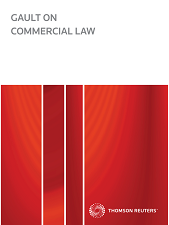 Gault on Commercial Law - Westlaw NZ