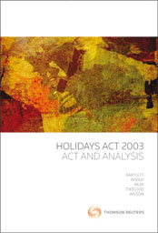 Holidays Act 2003: Act and Analysis