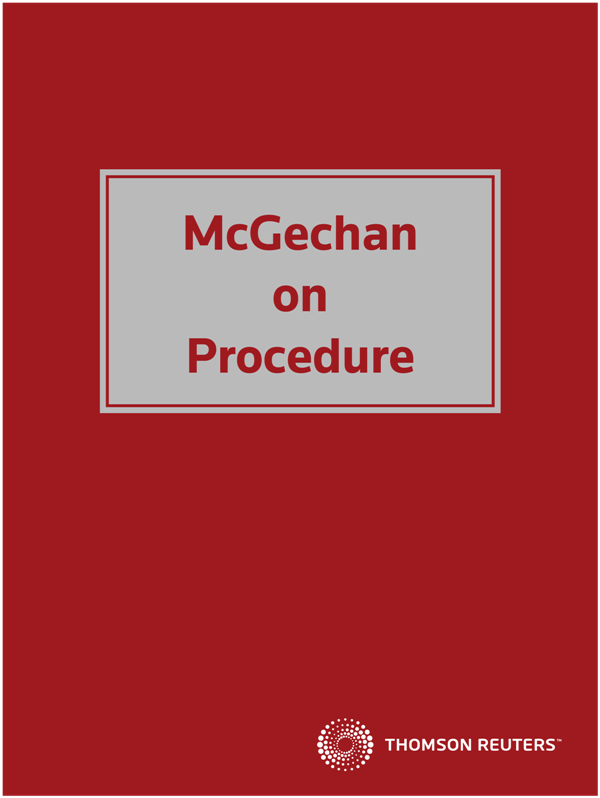 McGechan on Procedure(Looseleaf)