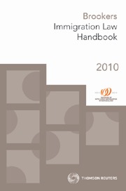 Brookers Immigration Law Handbook 2010