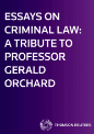 Essays on Criminal Law: A Tribute