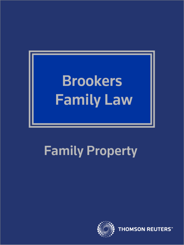 Brookers Family Law - Family Property