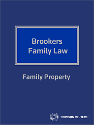 Family Law - Family Property - Westlaw NZ