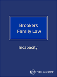 Family Law - Incapacity - Westlaw NZ
