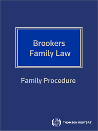 Family Law - Family Procedure - Westlaw NZ