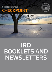 IRD Booklets & Newsletters - Checkpoint 