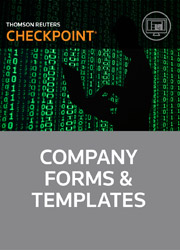 Company Forms & Templates - Checkpoint