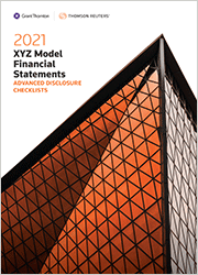 XYZ Model Financial Statements - Advanced Disclosure Checklists - Checkpoint