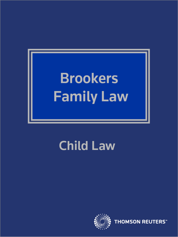 Brookers Family Law - Child Law eReference