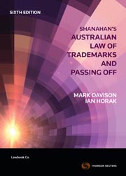 Shanahan's Australian Law of Trade Marks and Passing Off (6th Edition)