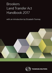 Land Transfer Act Handbook 2017 (Book + eBook)