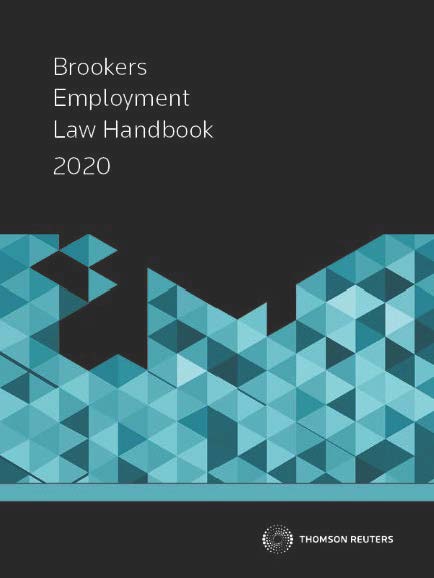 Employment Law Handbook 2020 (book)
