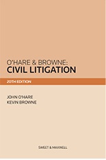 O'Hare and Browne Civil Litigation 20th Edition
