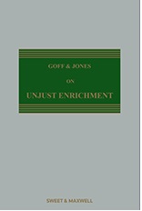 Goff and Jones The Law of Unjust Enrichment 10th Edition