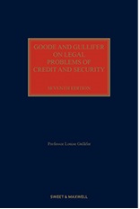 Goode and Gullifer on Legal Problems of Credit and Security 7th Edition