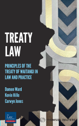 Treaty Law: Principles of the Treaty of Waitangi in Law and Practice Bk + eBk