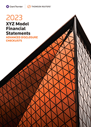 XYZ Model Financial Stmts Advanced Disclosure Checklists 2023