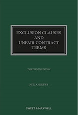 Exclusion Clauses and Unfair Contract Terms 13th Edition eBook