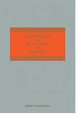 Bowstead & Reynolds on Agency 23e Book + eBook