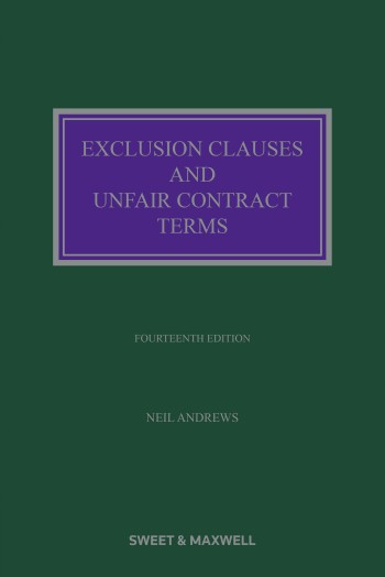 Exclusion Clauses and Unfair Contract Terms 14th Edition eBook