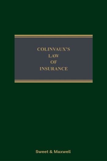 Colinvaux's Law of Insurance 14th Edition eBook