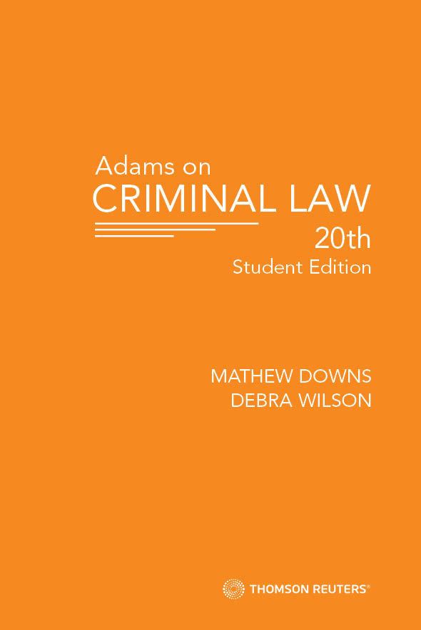 Adams 21e/Criminal Law 5e